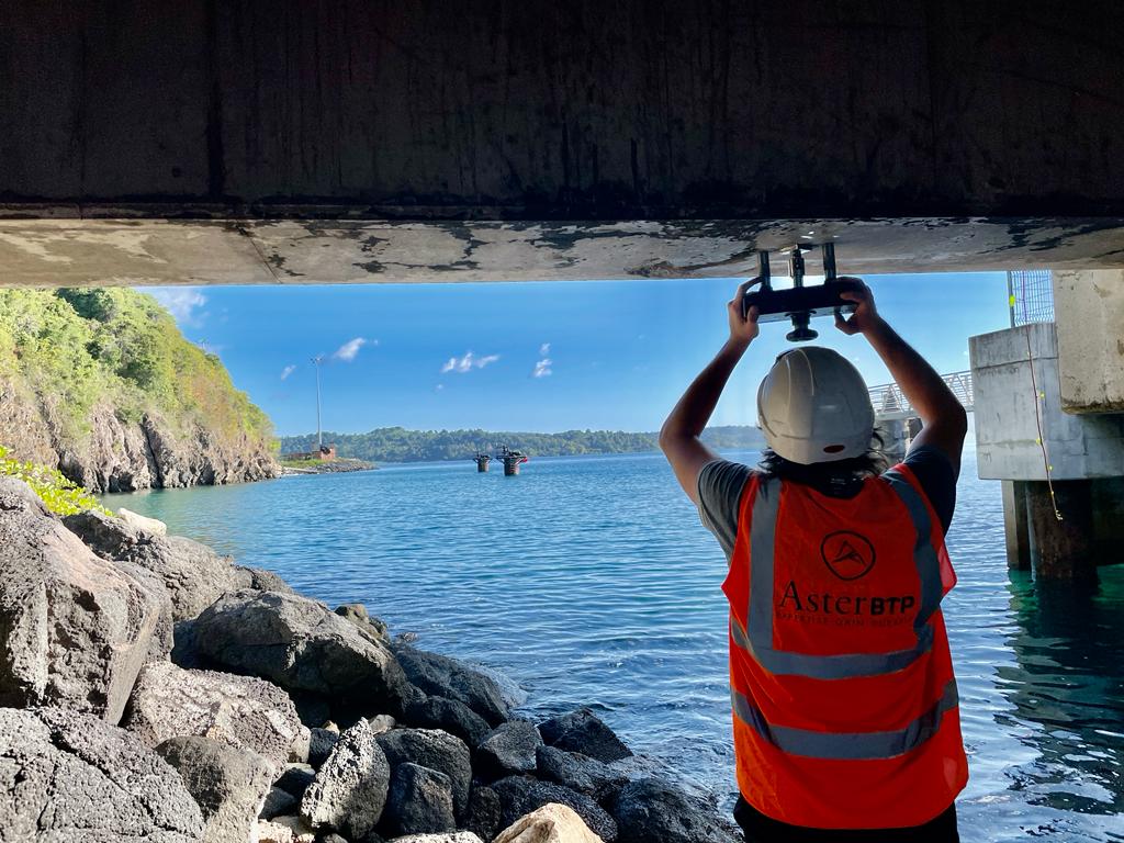 Ouvrage portuaire, port de Longoni, Mayotte